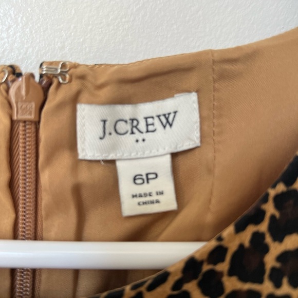 J Crew Women Leopard Print Sheath Dress - Picture 4 of 5